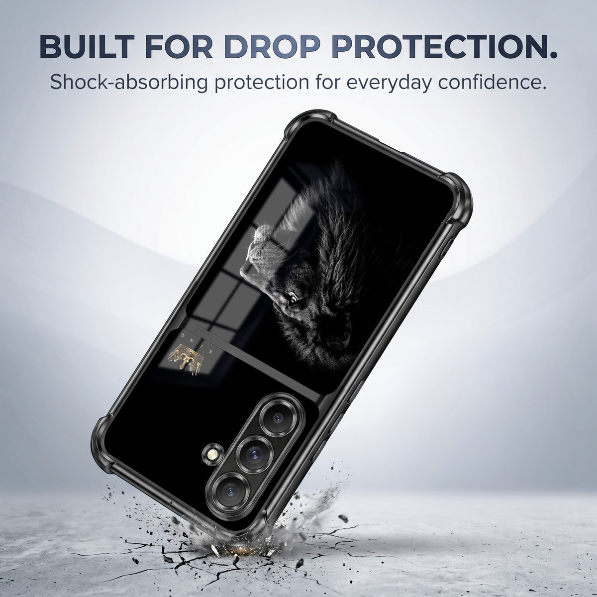 Samsung Galaxy A36 5G King’s Aura Dual-Tone Transparent Airbags Case