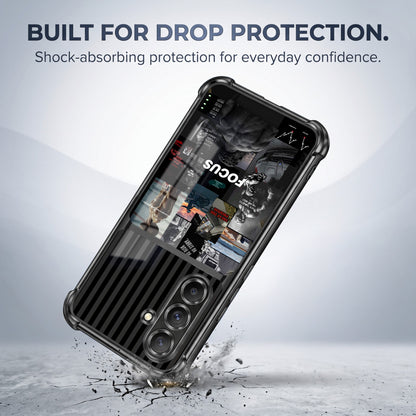 Samsung Galaxy A36 5G Focus Mode Dual-Tone Transparent Airbags Case