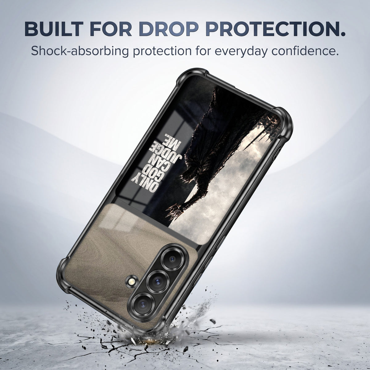 Samsung Galaxy A36 5G Divine Justice Dual-Tone Transparent Airbags Case