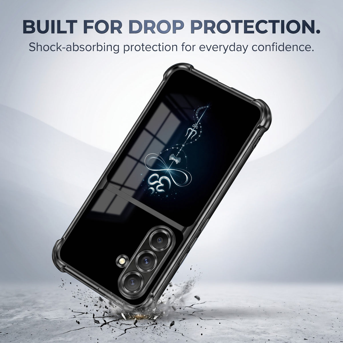 Samsung Galaxy A36 5G Mahakal Trishul Transparent Airbags Case