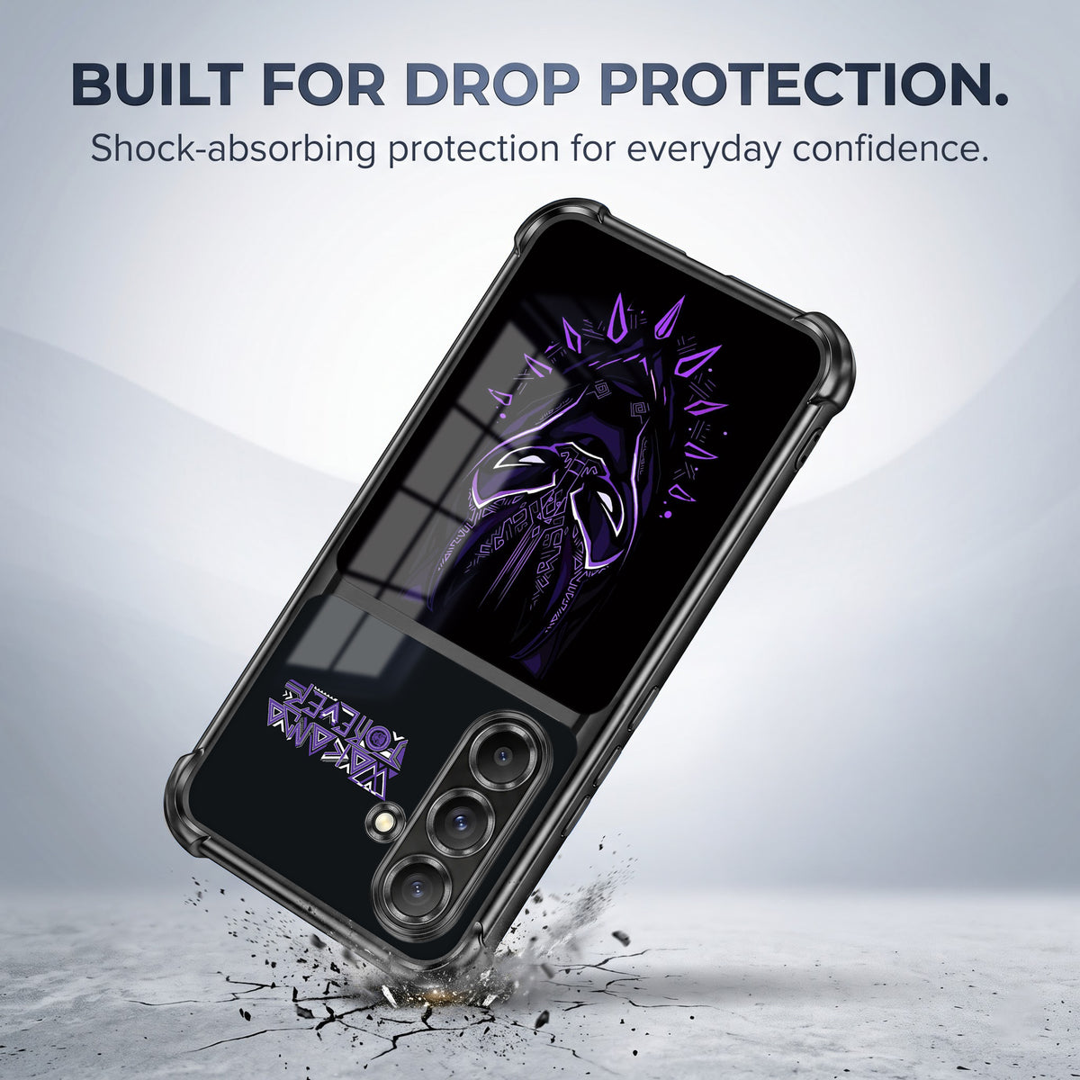 Samsung Galaxy A36 5G Wakanda Forever Dual-Tone Transparent Airbags Case