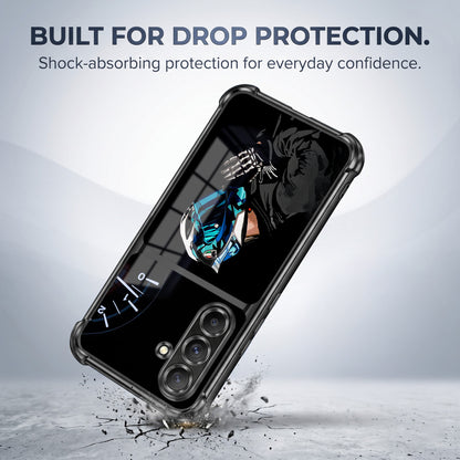 Samsung Galaxy A36 5G Cyberpunk Reaper Dual-Tone Transparent Airbags Case