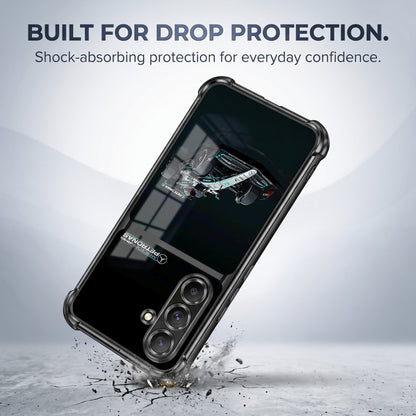 Samsung Galaxy A36 5G F1 Turbo Dual-Tone Transparent Airbags Case