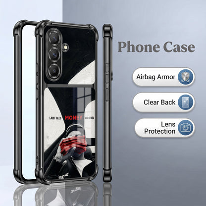 Samsung Galaxy A36 5G Money Mindset Dual-Tone Transparent Airbags Case