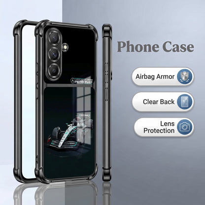 Samsung Galaxy A36 5G F1 Turbo Dual-Tone Transparent Airbags Case