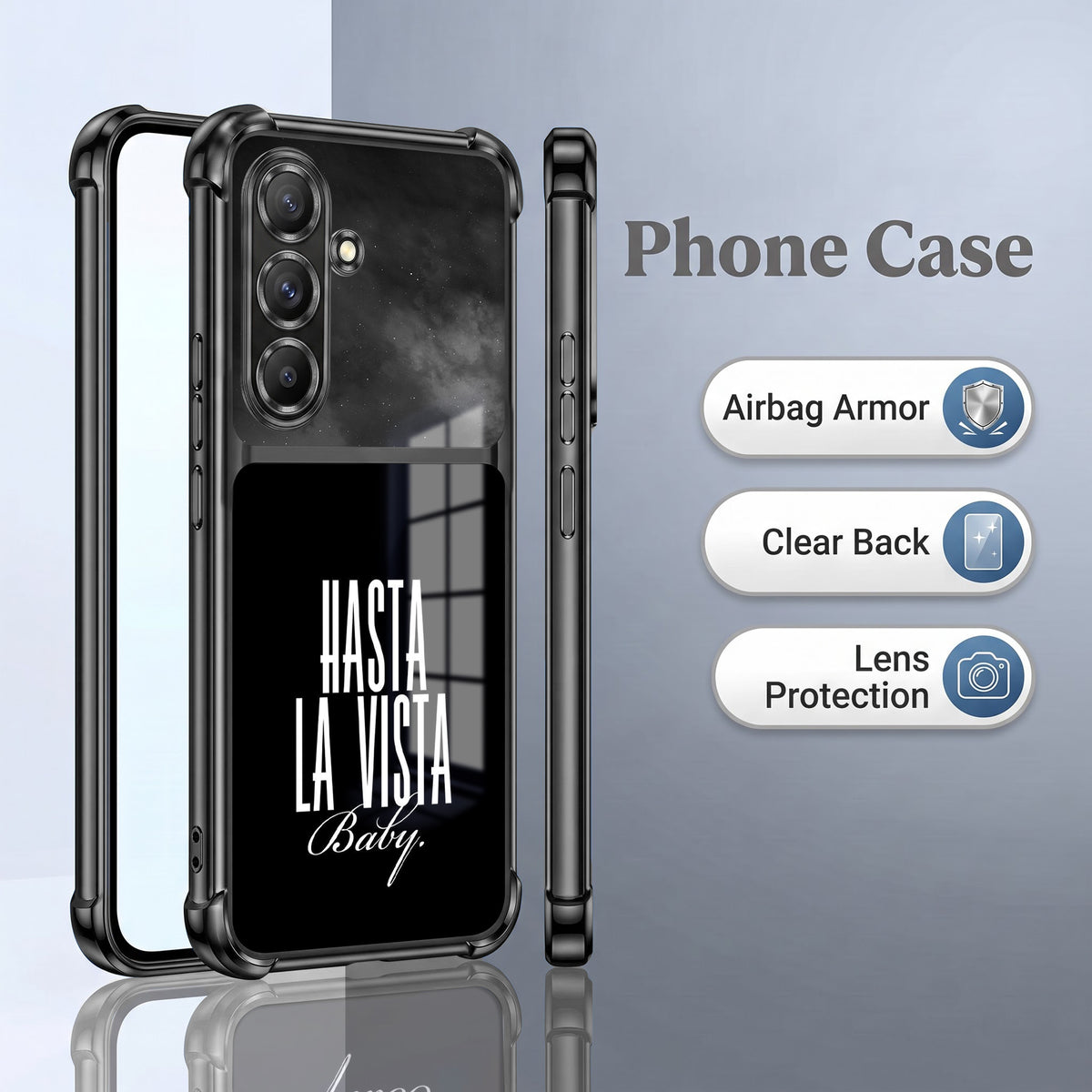 Samsung Galaxy A36 5G Hasta La Vista Dual-Tone Transparent Airbags Case