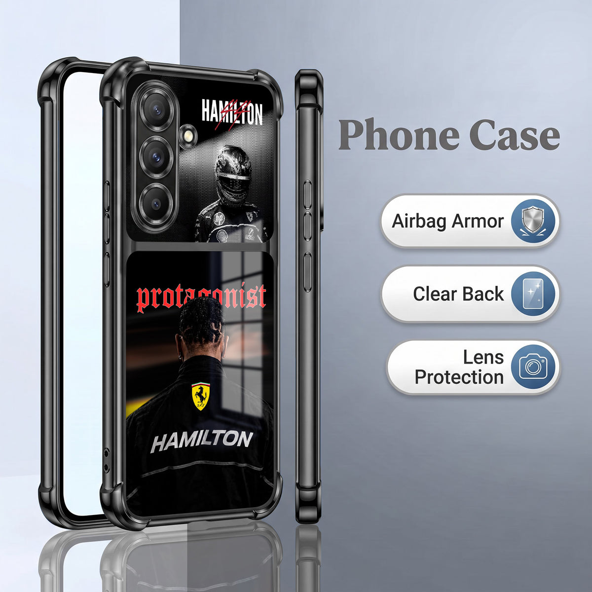 Samsung Galaxy A36 5G Hamilton Dual-Tone Transparent Airbags Case