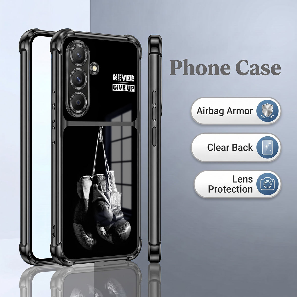 Samsung Galaxy A36 5G Boxing Edition Dual-Tone Transparent Airbags Case