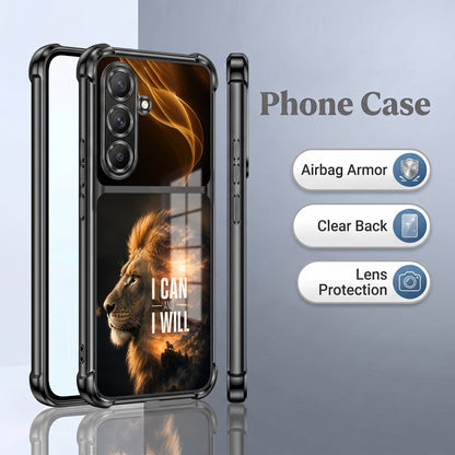 Samsung Galaxy A36 5G Rise of the King Dual-Tone Transparent Airbags Case
