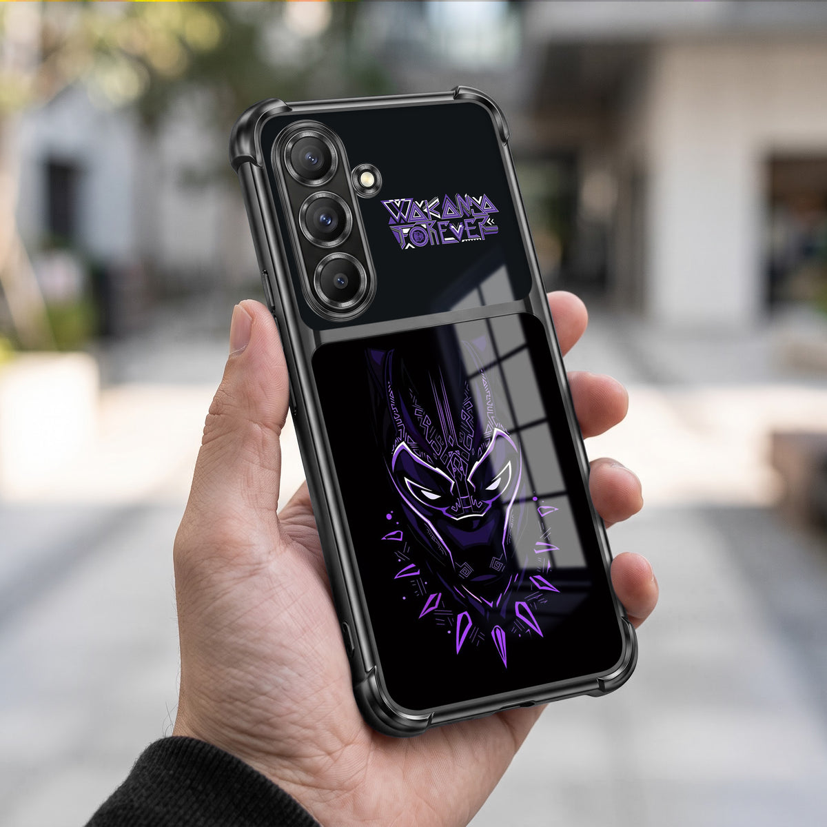 Samsung Galaxy A36 5G Wakanda Forever Dual-Tone Transparent Airbags Case