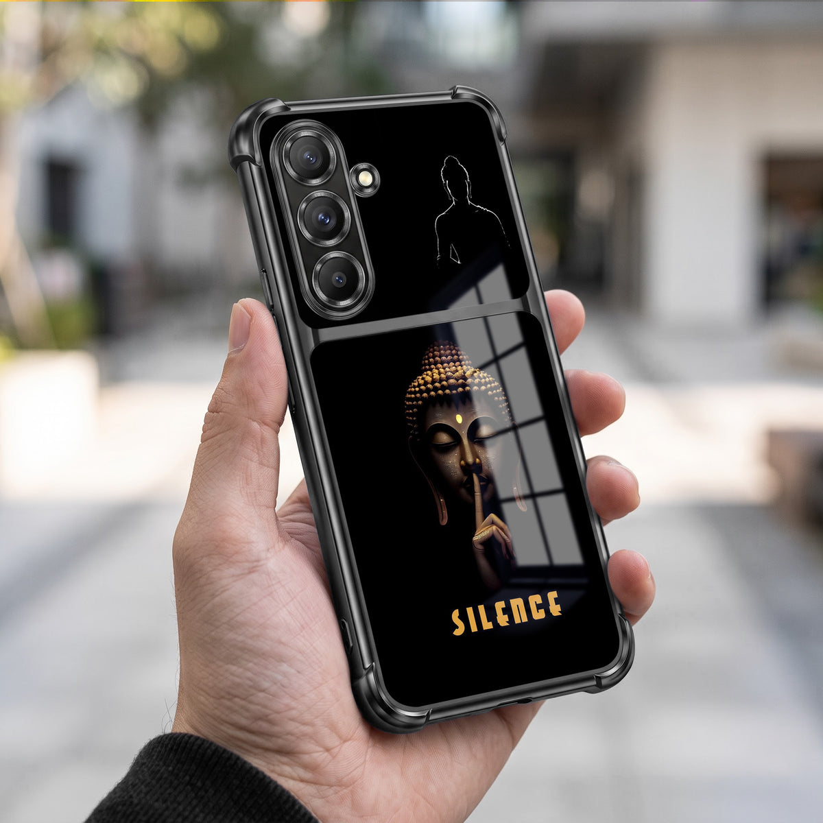 Samsung Galaxy A36 5G Silent Buddha Dual-Tone Transparent Airbags Case