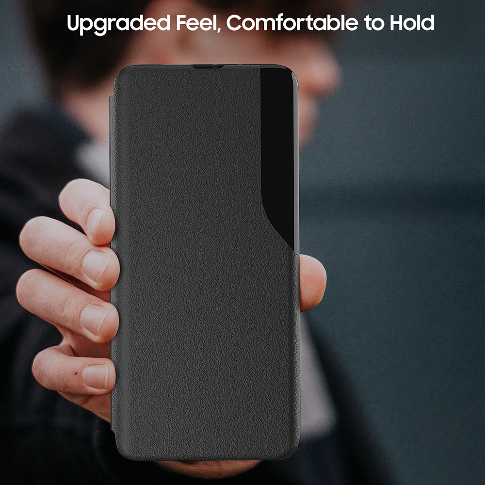 Vivo V40 5G Luxury Half Window Leather Flip Case
