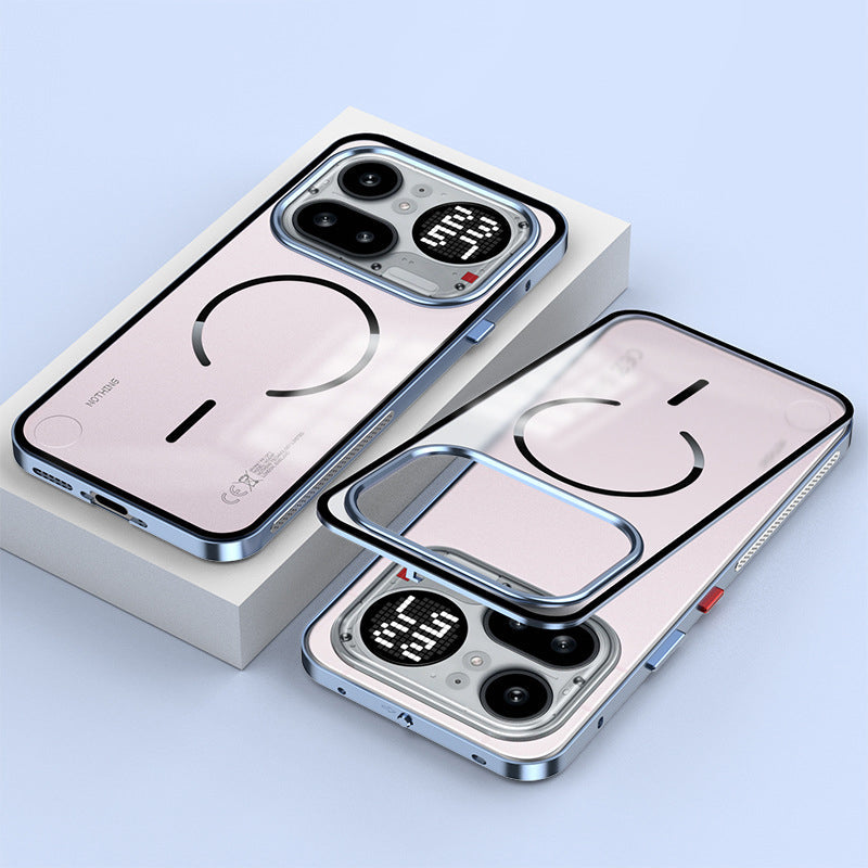 Nothing Phone 4a Pro 5G Aluminium Metal Bumper Shield Transparent