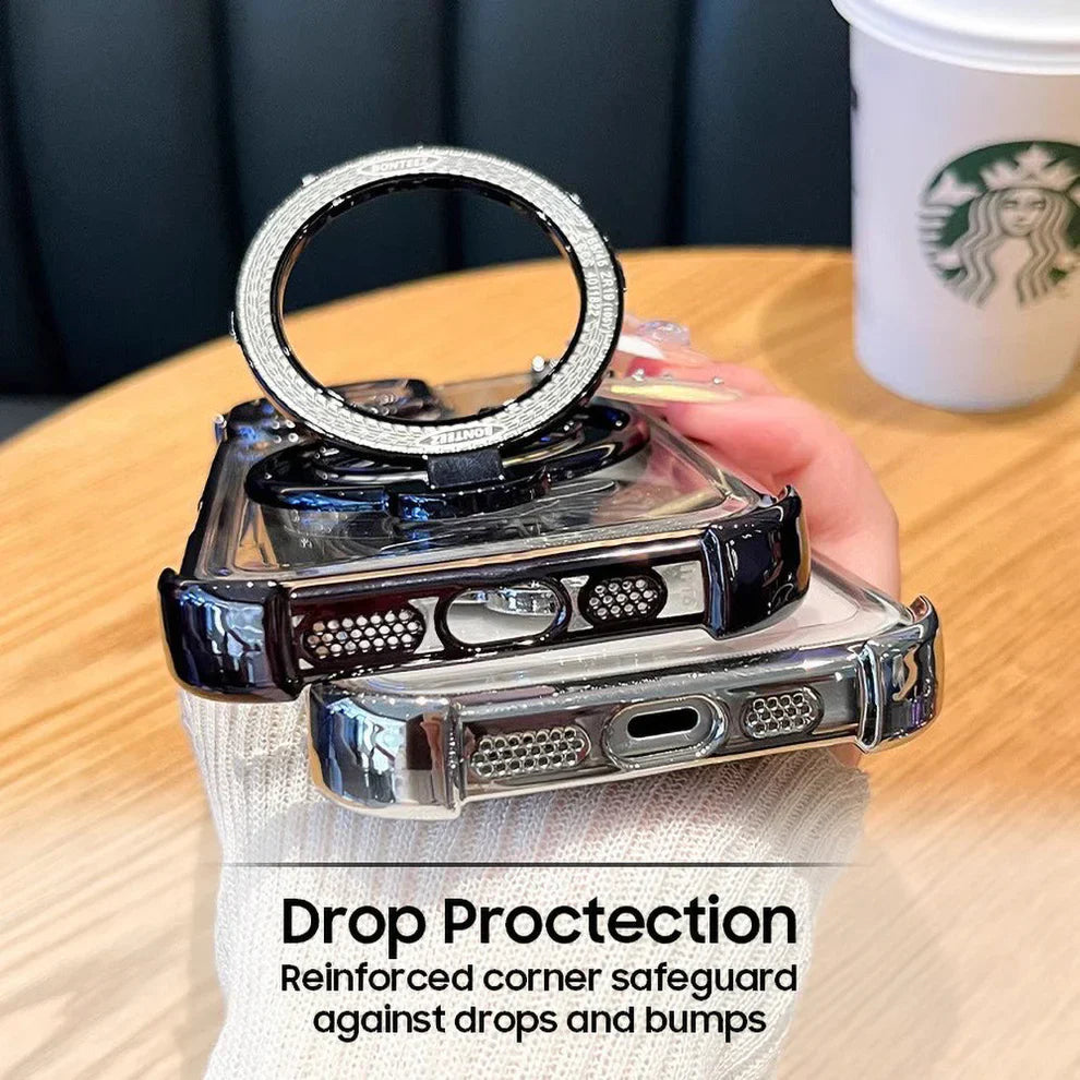 Oppo Reno 11 Pro 5G Premium Stress Buster Wheel Rotating Shockproof Airbags Case