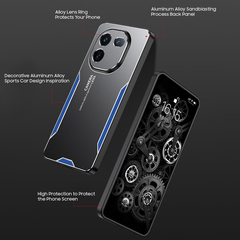 iQOO 12 5G Luxury Aluminum Metal Frame Protective Cover