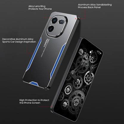 iQOO 12 5G Luxury Aluminum Metal Frame Protective Cover