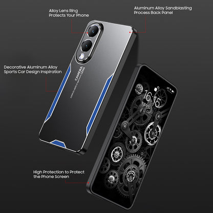Vivo Y28 5G Luxury Aluminum Metal Frame Protective Back Cover