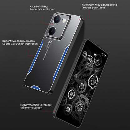 Vivo Y200 Pro 5G Luxury Aluminum Metal Frame Protective Cover