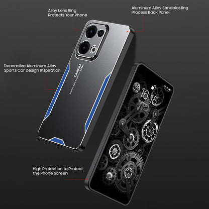 Oppo Reno 13 5G Luxury Aluminum Metal Frame Protective Back Cover