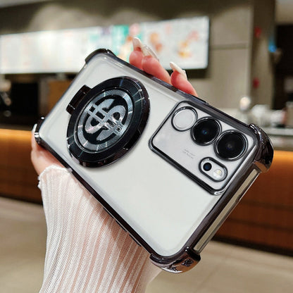 Vivo V29/V29 Pro 5G Four Corner Airbags 100% Original Astro Money Magnet Rotating Dollar Case