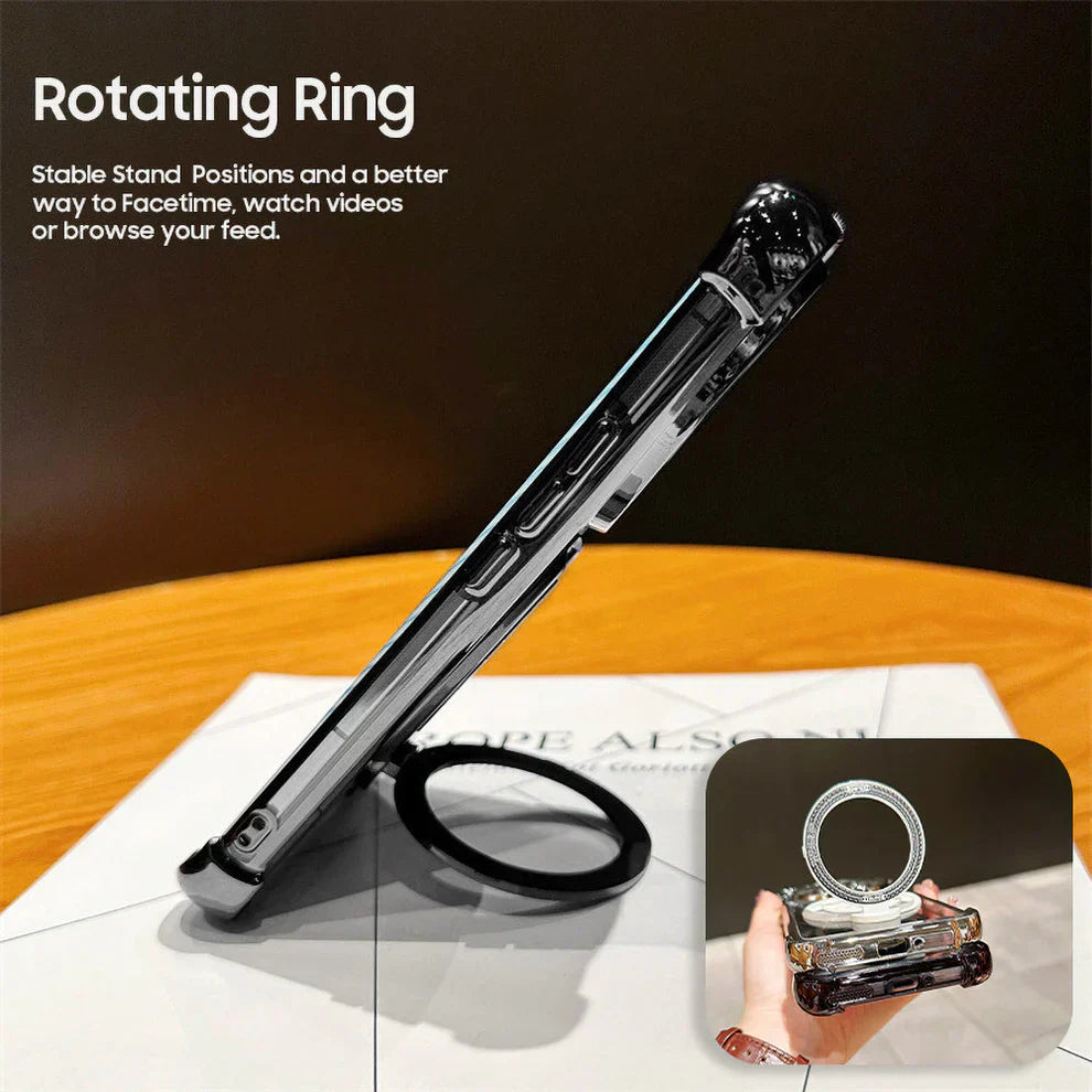 Oppo Reno 11 Pro 5G Premium Stress Buster Wheel Rotating Shockproof Airbags Case