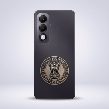 Oppo K13x 5G Compatible Satyamev Jayate 3D Metal Emblem Sticker