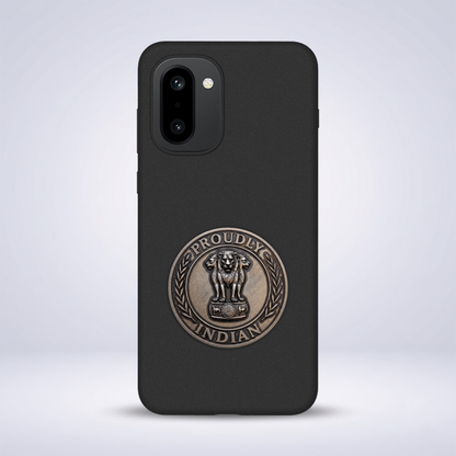 OnePlus 15R 5G Compatible Satyamev Jayate 3D Metal Emblem Sticker