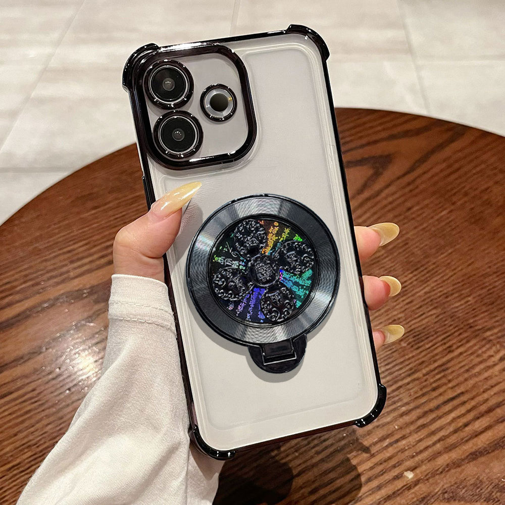 Oppo A5 Pro 5G Reflective Fidget Rotating Airbag Case