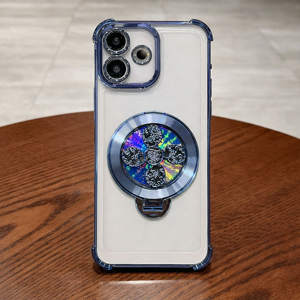 Oppo A5 Pro 5G Reflective Fidget Rotating Airbag Case