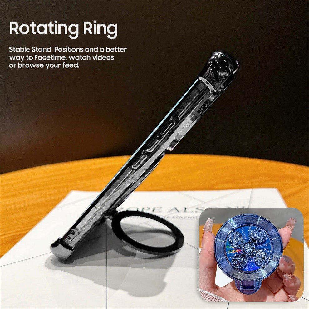 Oppo A5 Pro 5G Reflective Fidget Rotating Airbag Case