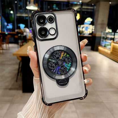 Oppo F31 5G Reflective Fidget Rotating Airbag Case