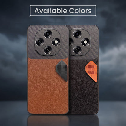 Oppo F31 Pro 5G Carbon Fiber Heat Dissipation Leather Hybrid Phone Case
