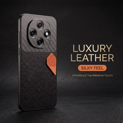 Oppo F31 Pro 5G Carbon Fiber Heat Dissipation Leather Hybrid Phone Case