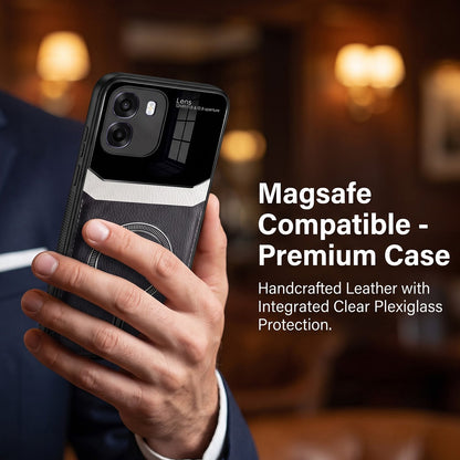 Oppo K14 5G Premium Magsafe Magnetic Leather Lens Protective Case