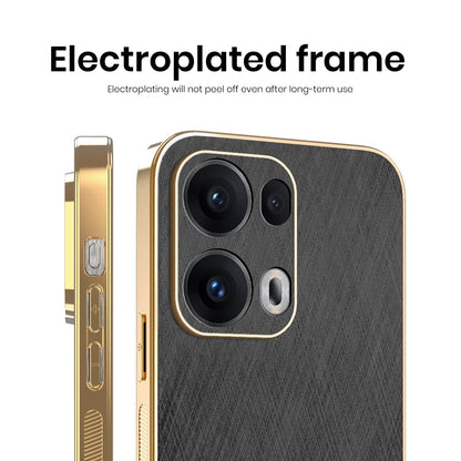 Oppo Reno 13 5G Electroplated Frame Back Cover