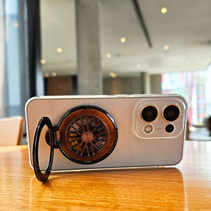 Oppo Reno 13 5G 100% Original Transparent Stress Buster Wheel Case