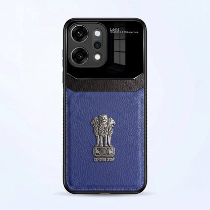 Oppo Reno 14 Pro 5G Satyamev Jayate 3D Metal Leather Back Case
