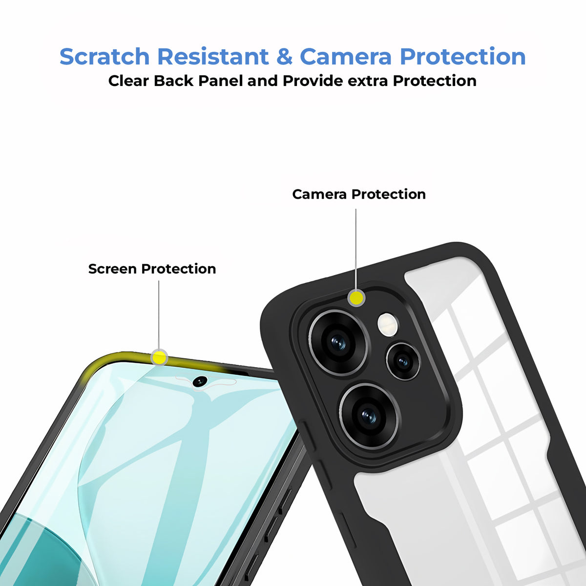 Oppo Reno 15 5G Slim Fit Heavy Duty Shockproof Full Body Protection Case