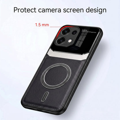Oppo Reno16c 5G Premium Magsafe Magnetic Leather Lens Protective Case
