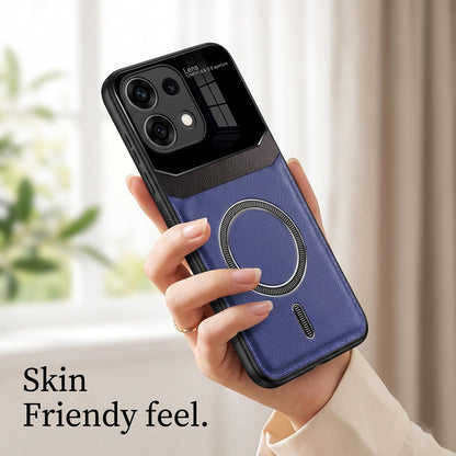 Oppo Reno16c 5G Premium Magsafe Magnetic Leather Lens Protective Case