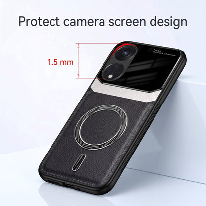 Oppo Reno 8T 5G Premium Magsafe Magnetic Leather Lens Protective Case