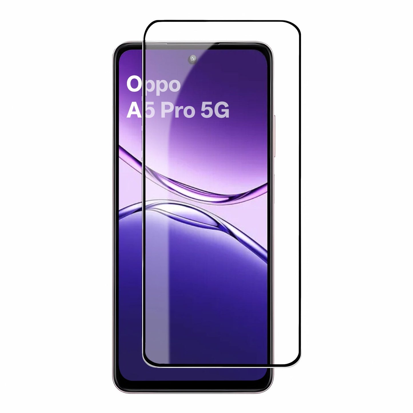 Oppo A5 Pro 5G Premium Electroplated Frame Gold Thread Pattern Soft Case