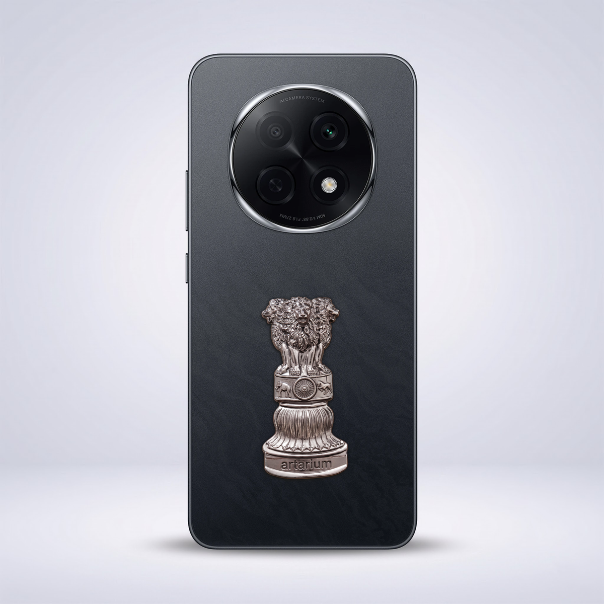 Oppo F29 Pro 5G Compatible Satyamev Jayate 3D Metal Emblem Sticker