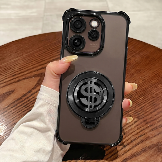 Oppo Reno 15 Pro Mini 5G Four Corner Airbags 100% Original Astro Money Magnet Rotating Dollar Case