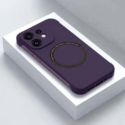 Oppo Reno 16 5G Frameless Magnetic Wireless Charging Case — Ultra-Slim Clear MagSafe Compatible Cover