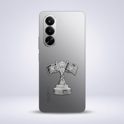 Realme P4X 5G Compatible Satyamev Jayate 3D Metal Emblem Sticker