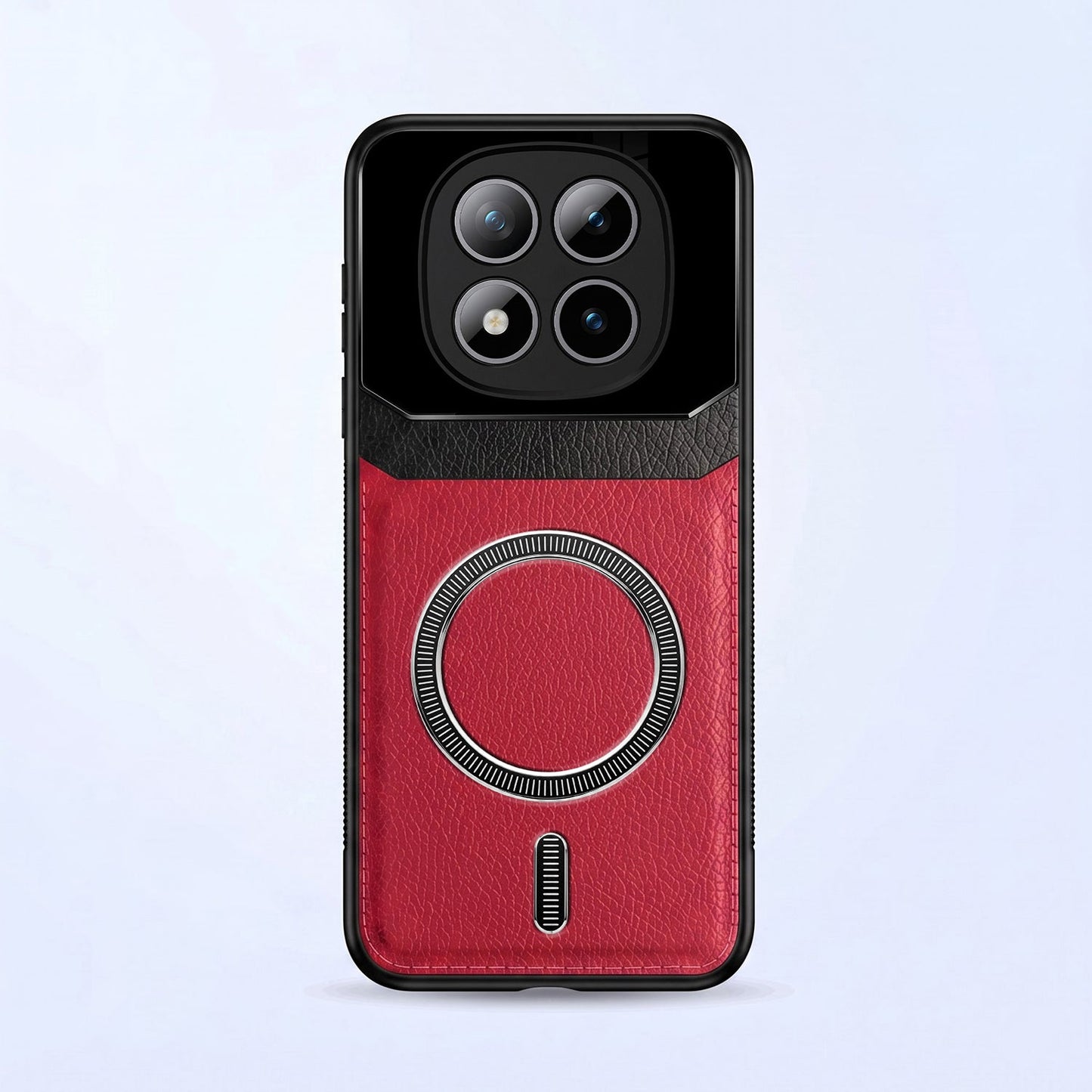 Redmi Note 15 Pro+ 5G Premium Magsafe Magnetic Leather Lens Protective Case