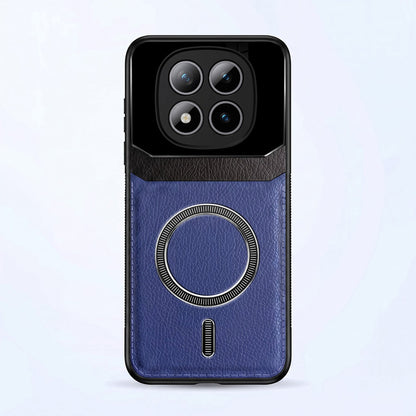 Redmi Note 15 Pro+ 5G Premium Magsafe Magnetic Leather Lens Protective Case