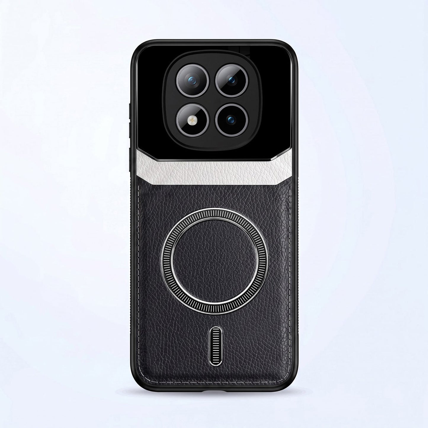 Redmi Note 15 Pro+ 5G Premium Magsafe Magnetic Leather Lens Protective Case