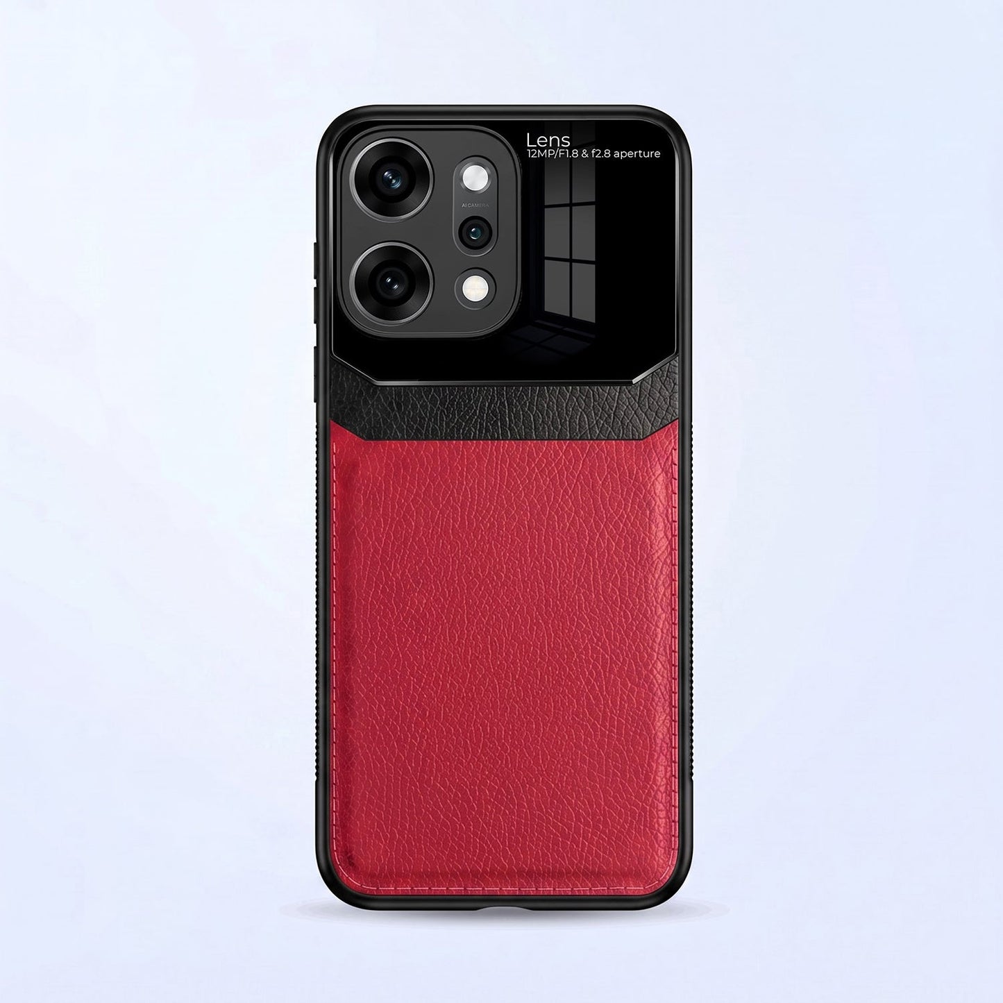 Oppo Reno 14 Pro 5G Premium Leather Lens Protective Case